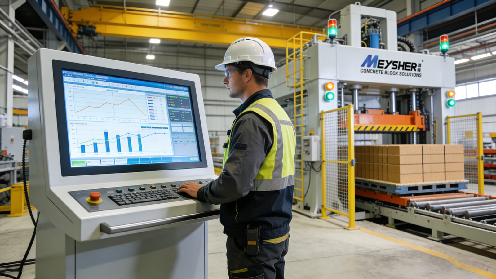 Engineer at workstation