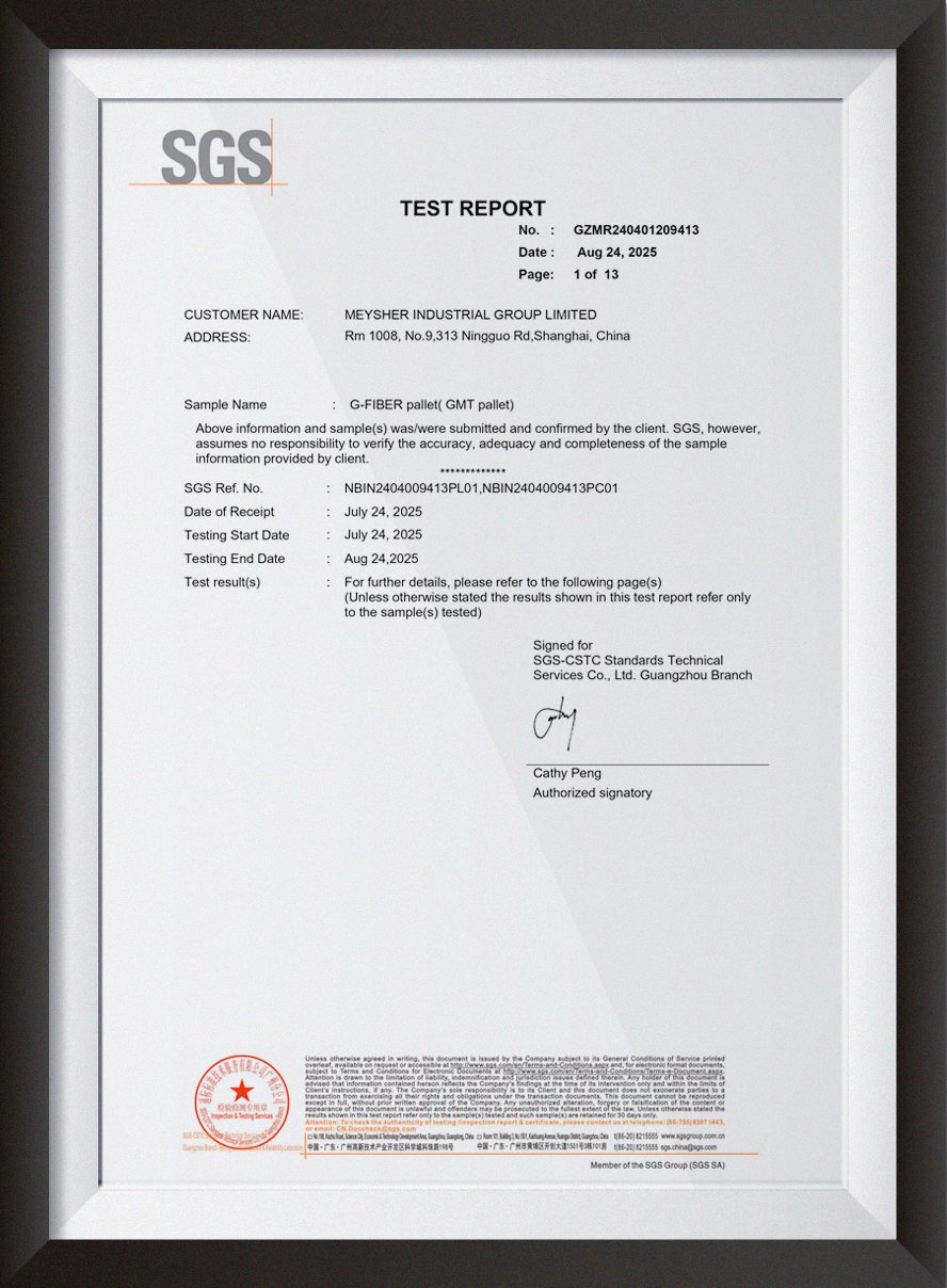 SGS Certificate
